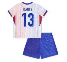 Francja Kante #13 Koszulka Wyjazdowa dzieci ME 2024 Krótki Rękaw (+ krótkie spodenki)